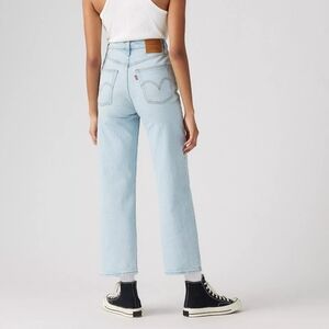 Levi’s Ribcage Straight Ankle Jeans Light Wash High Rise W29 L29